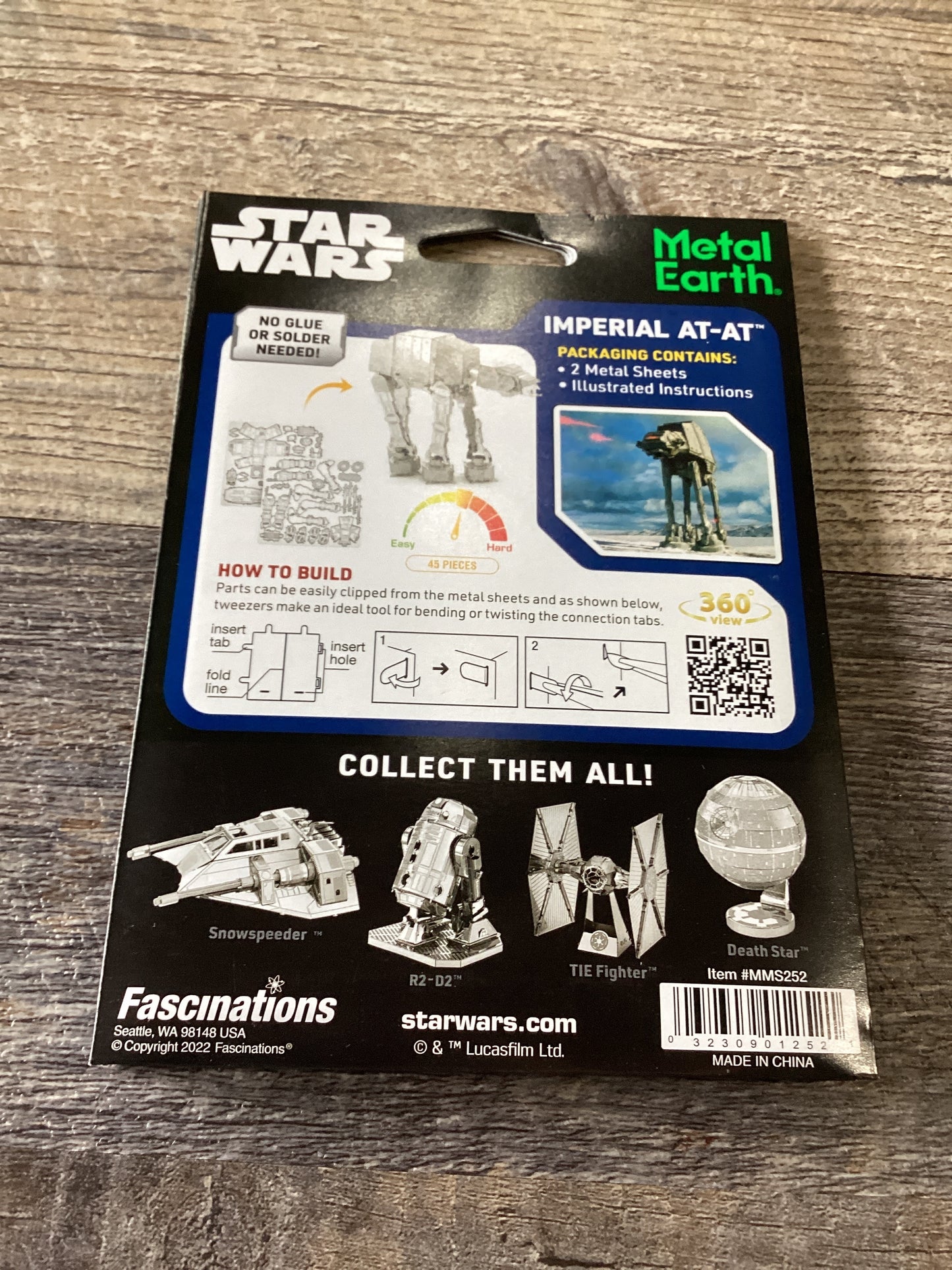 Metal Earth Star Wars Imperial AT-AT Metal Model