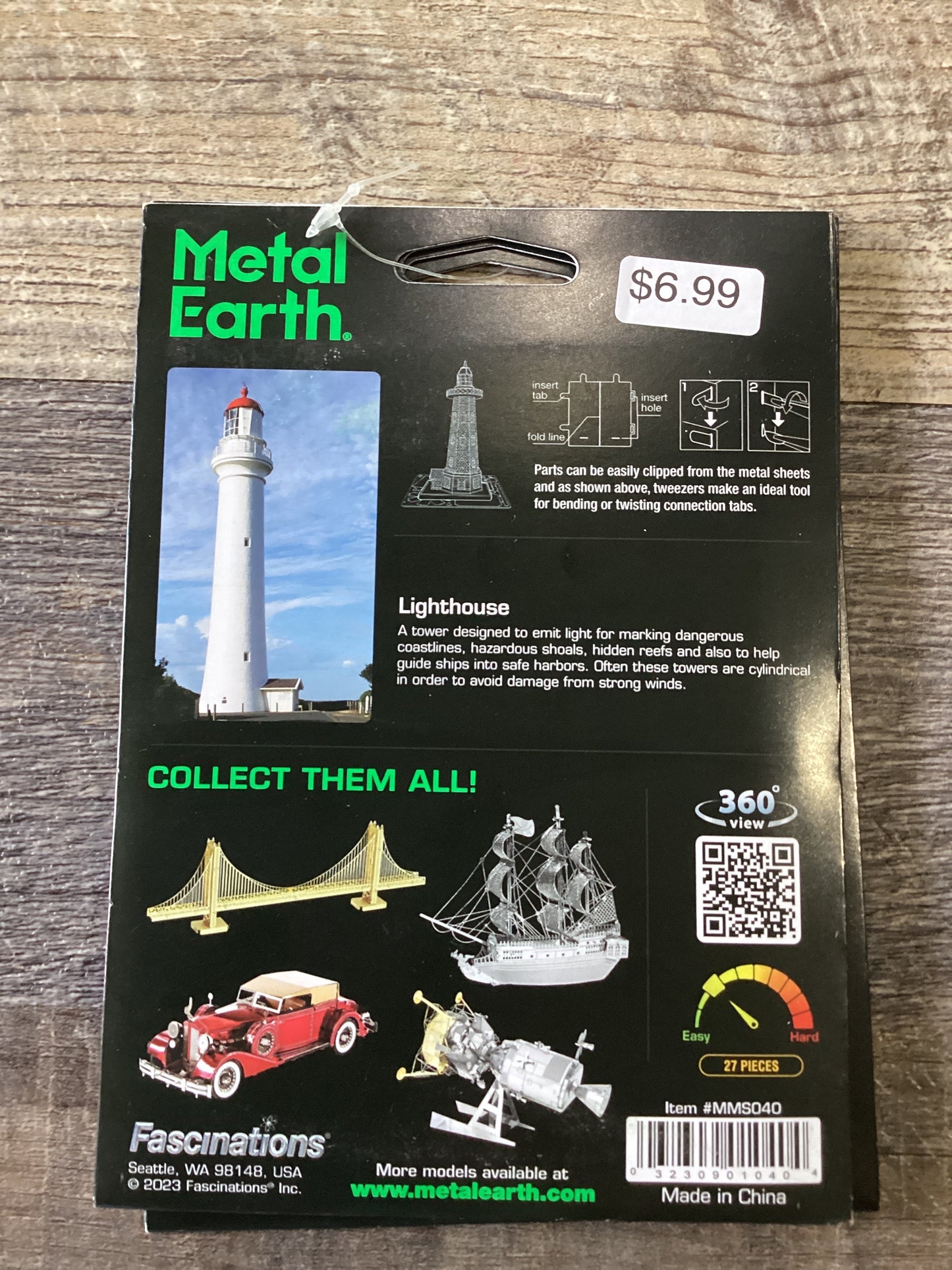 Metal Earth Lighthouse Metal Model