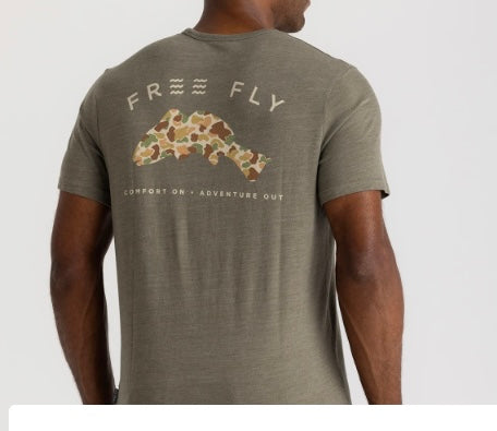 Free Fly Camo Red Fish