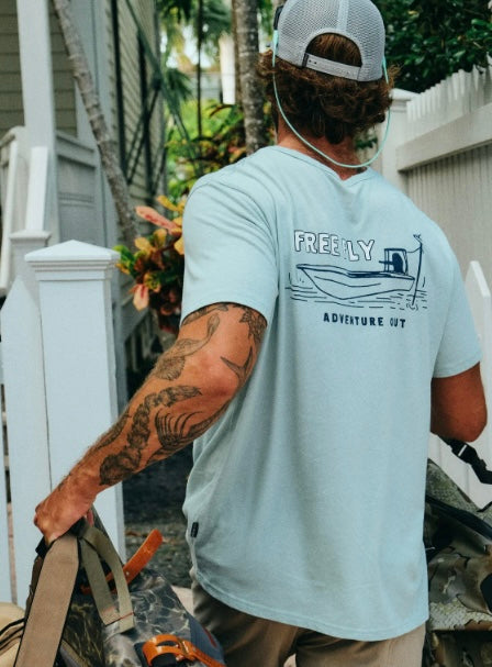 Free Fly bamboo Tee Lazy Tides