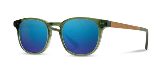 Topo:Fog Walnut HD Plus Polarized Blue Flash