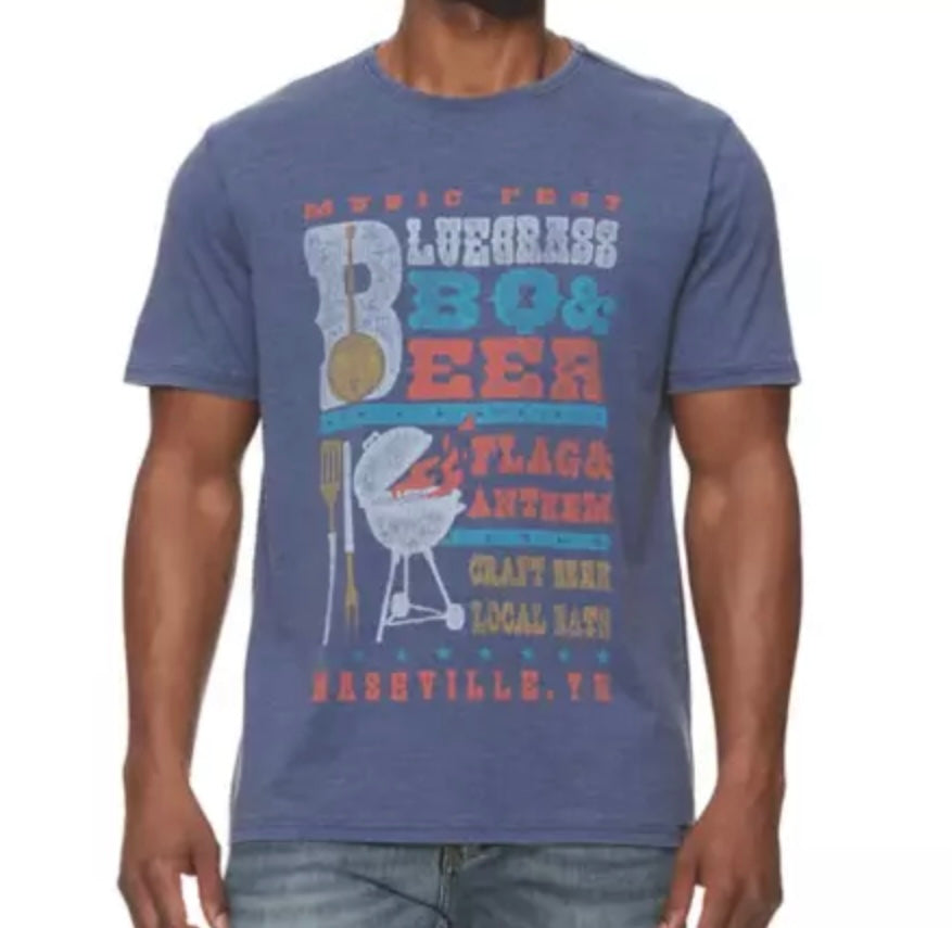 Blue Grass BBQ Tee SM22SS1068