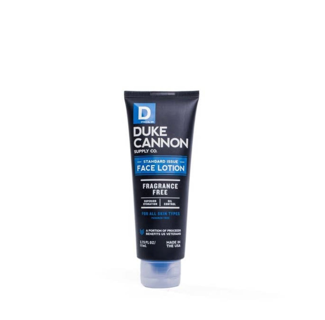 Duke Cannon Face Lotion