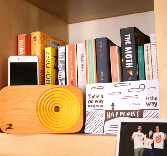 Wood Sound System Yellow