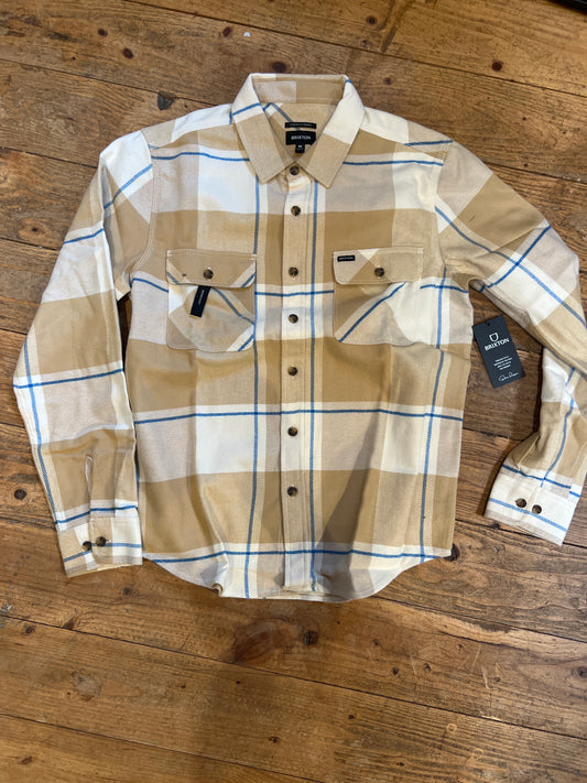 Bowery Flannel/Whitecap/Sand/Blue