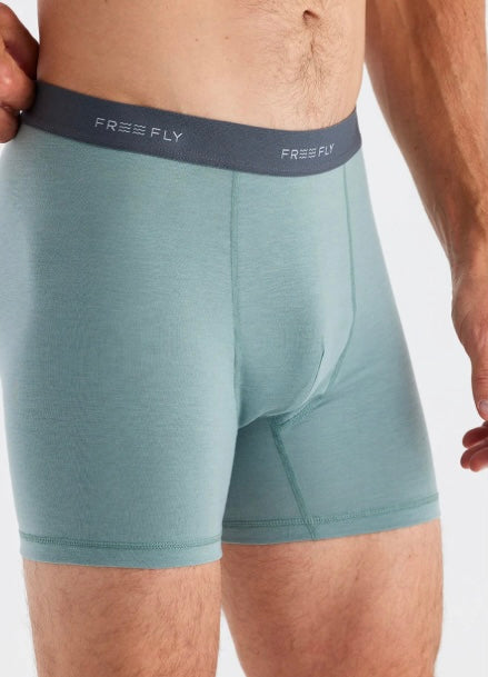 Bamboo Elevate Boxer Briefs Shale Green