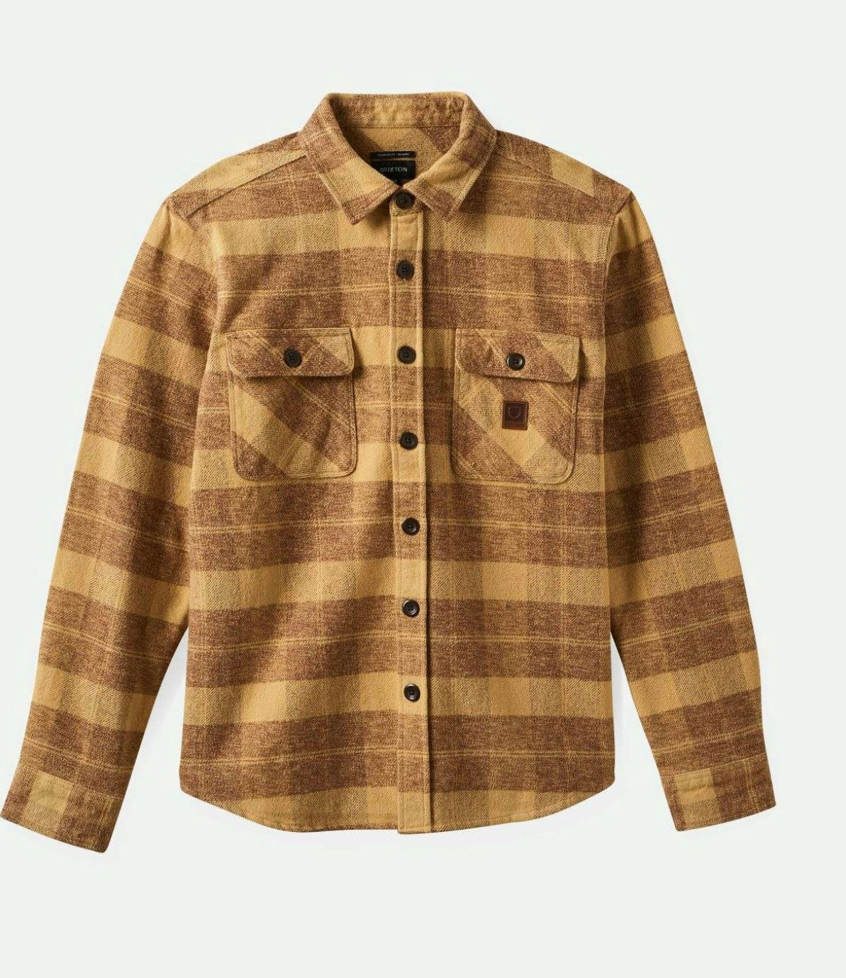 Bowery Heavy Weight Flannel Pinecone Brown