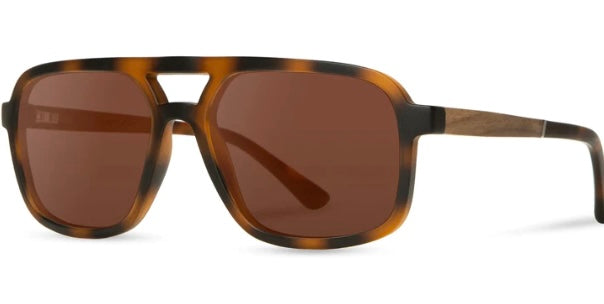 Glacier:Matte Tortoise//Walnut-HD Plus Polarized Brown