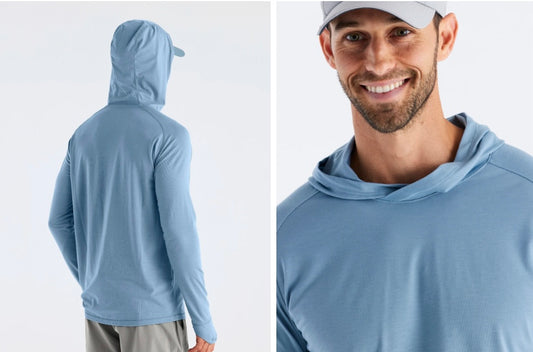 Bamboo Elevate Hoodie Blue Fog