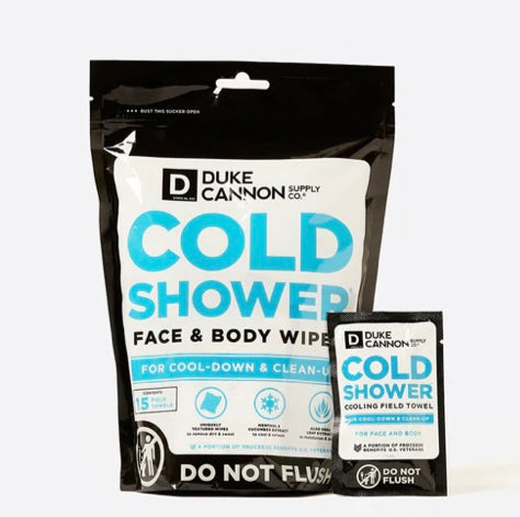 Cold Shower Face  & Body Wipes