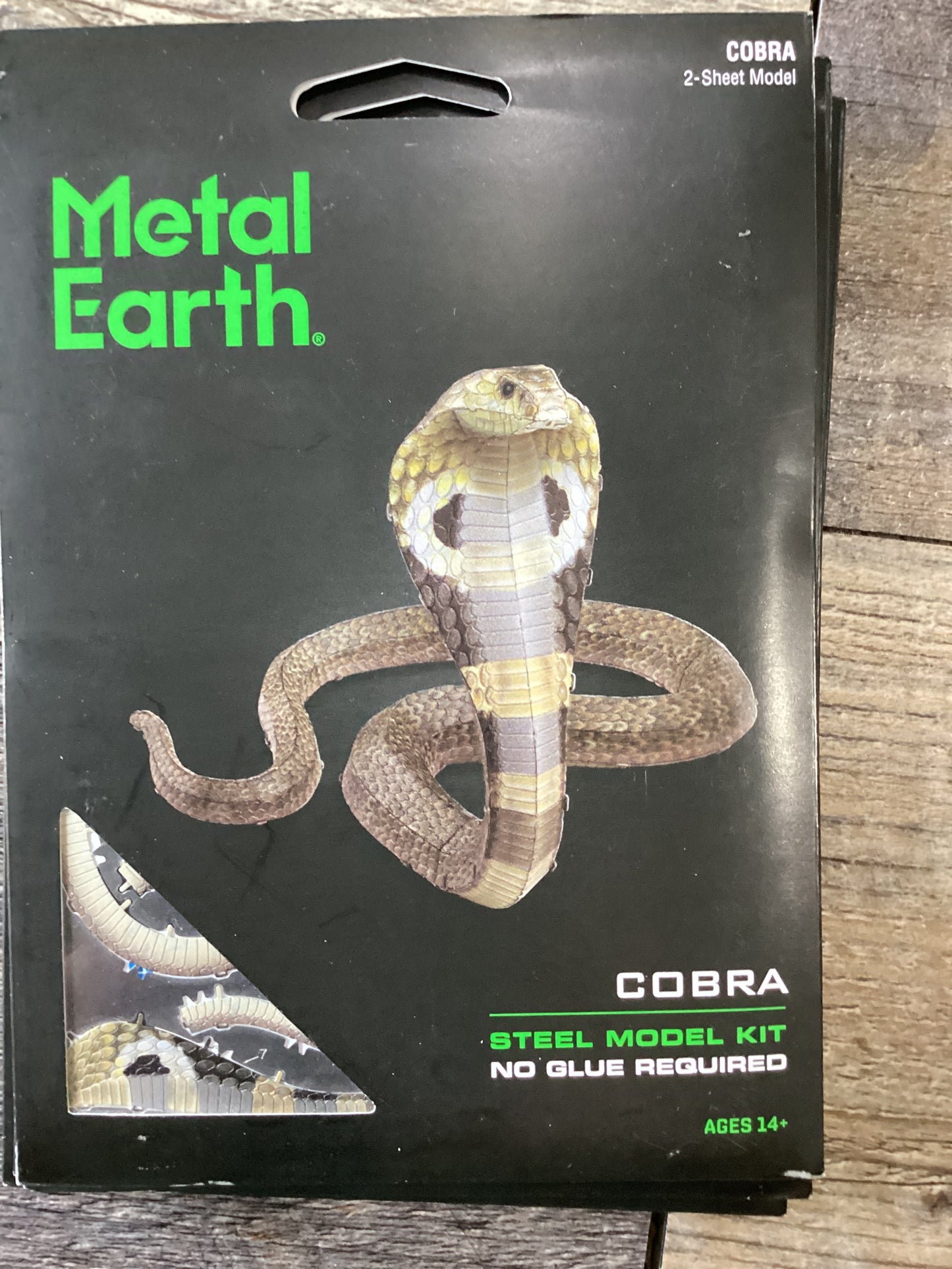 Metal Earth Cobra Metal Model