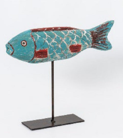 Carved Fish With Stand