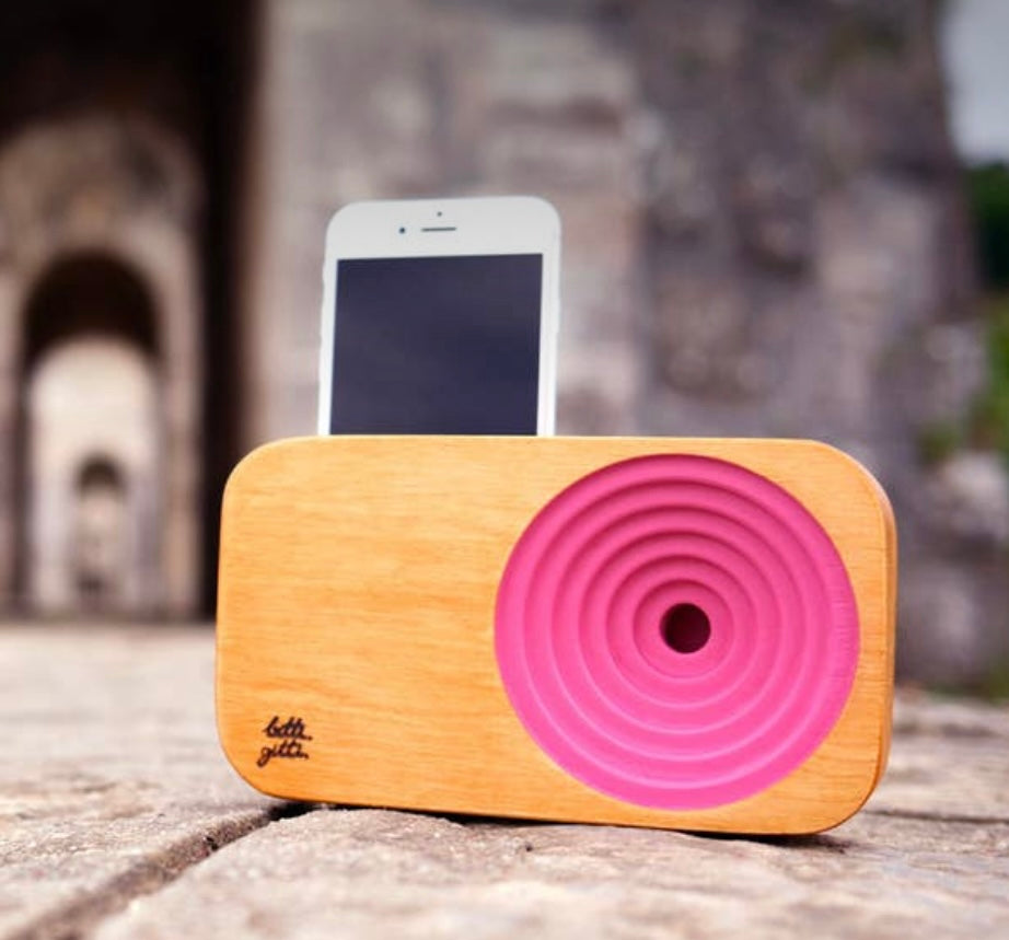 Wood Sound System Pink