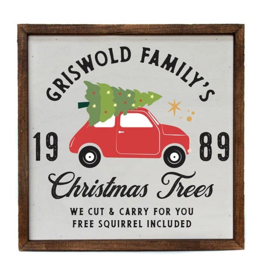 Griswold Family Trees Sign